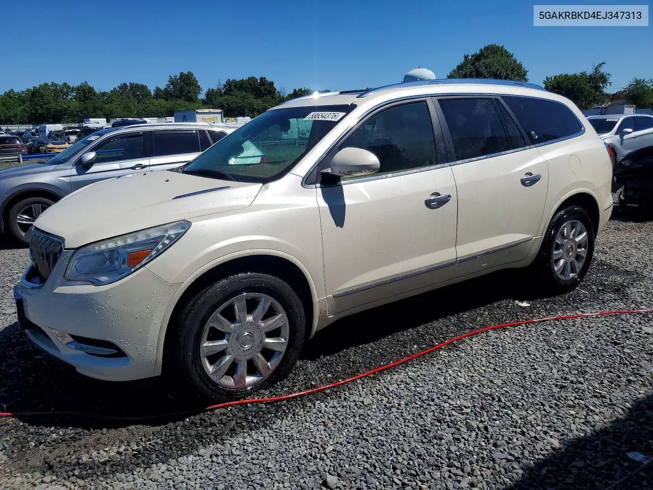 2014 Buick Enclave VIN: 5GAKRBKD4EJ347313 Lot: 58654376