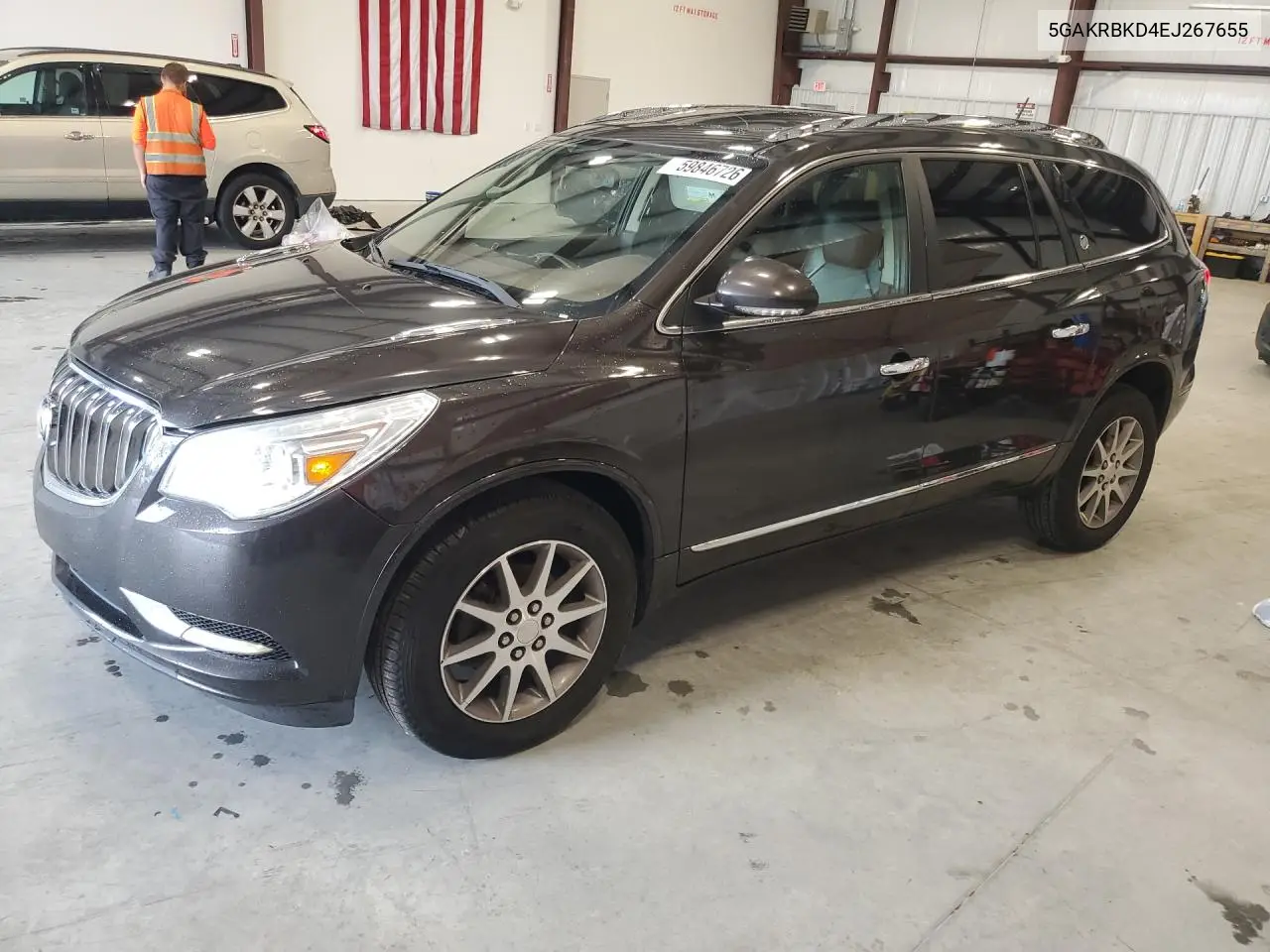 2014 Buick Enclave VIN: 5GAKRBKD4EJ267655 Lot: 59846726