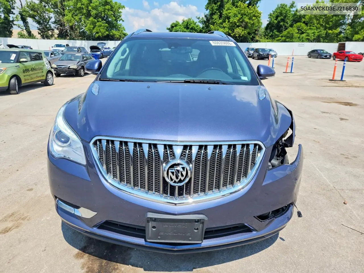 2014 Buick Enclave VIN: 5GAKVCKD3EJ216830 Lot: 60635886