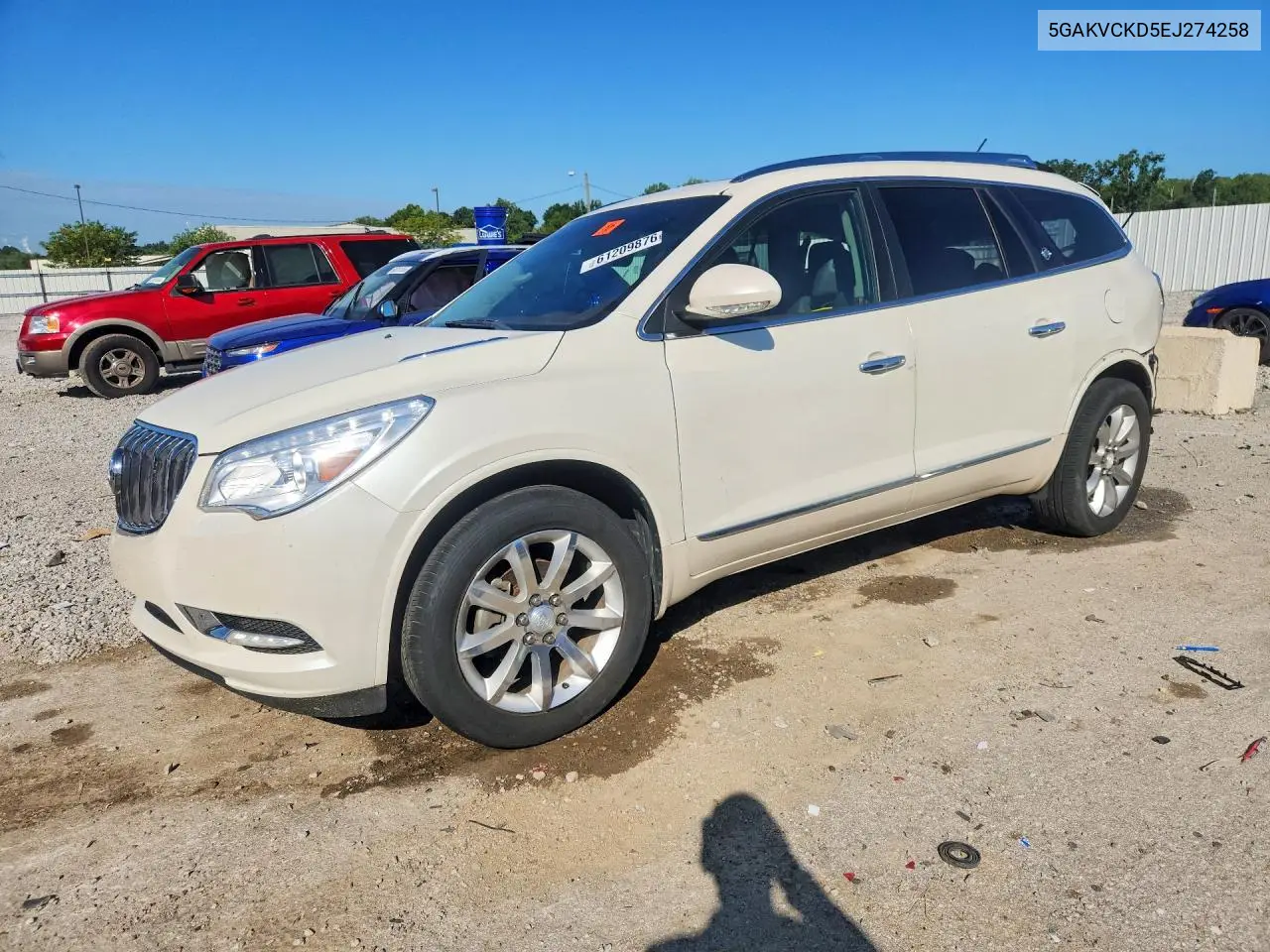2014 Buick Enclave VIN: 5GAKVCKD5EJ274258 Lot: 61209876