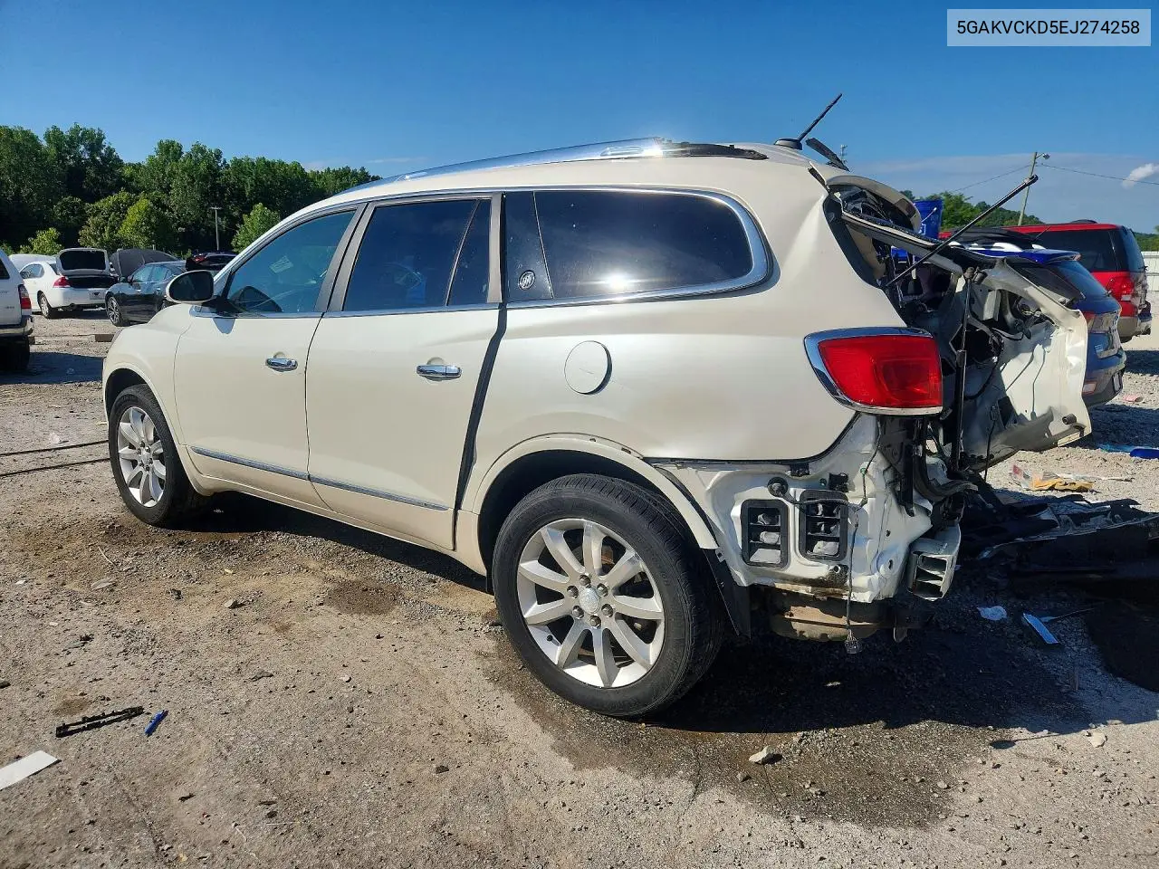 2014 Buick Enclave VIN: 5GAKVCKD5EJ274258 Lot: 61209876