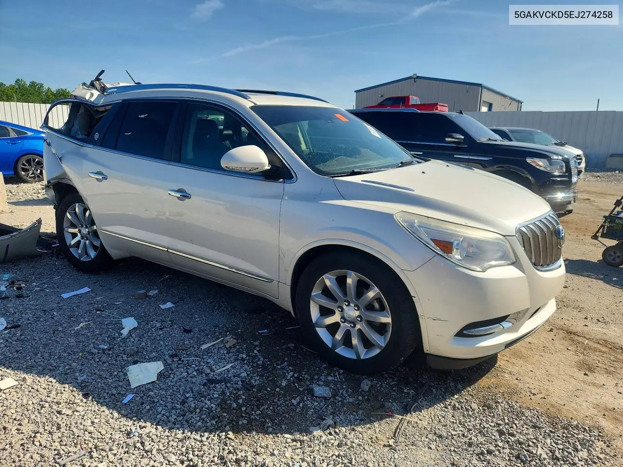 2014 Buick Enclave VIN: 5GAKVCKD5EJ274258 Lot: 61209876