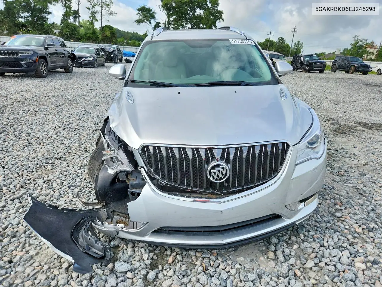 2014 Buick Enclave VIN: 5GAKRBKD6EJ245298 Lot: 61753116