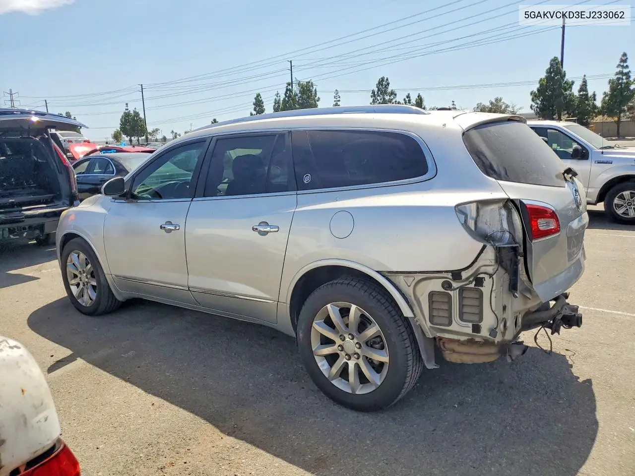 2014 Buick Enclave VIN: 5GAKVCKD3EJ233062 Lot: 61932656