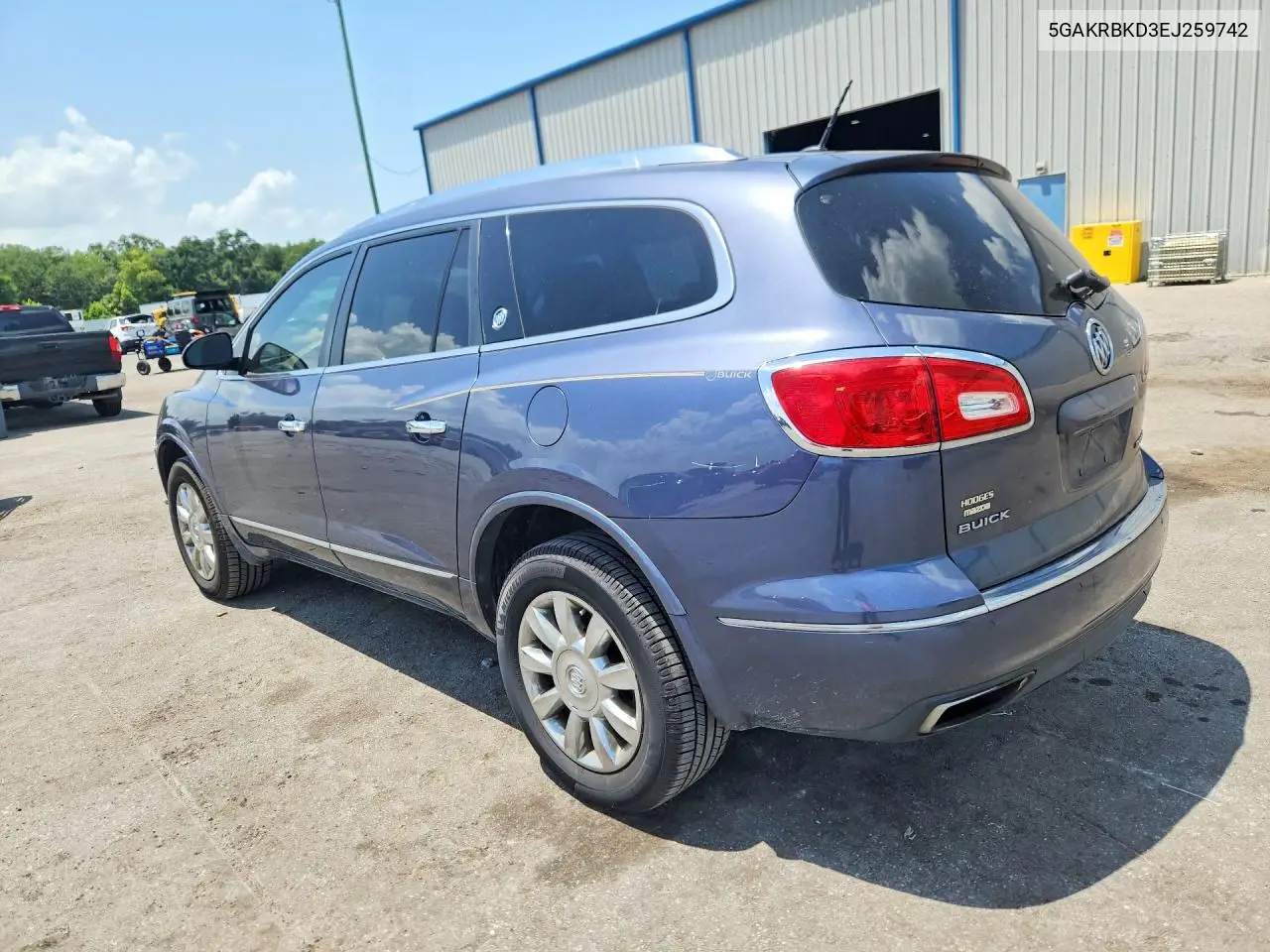 2014 Buick Enclave VIN: 5GAKRBKD3EJ259742 Lot: 62078506