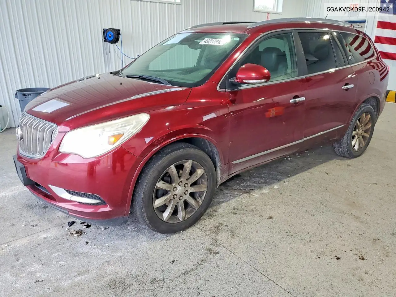 2015 Buick Enclave VIN: 5GAKVCKD9FJ200942 Lot: 49817916