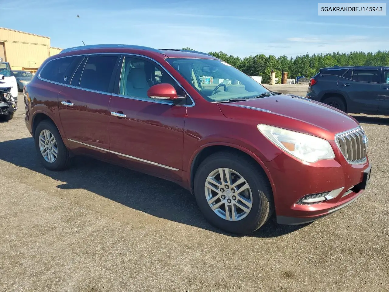 2015 Buick Enclave VIN: 5GAKRAKD8FJ145943 Lot: 58093536