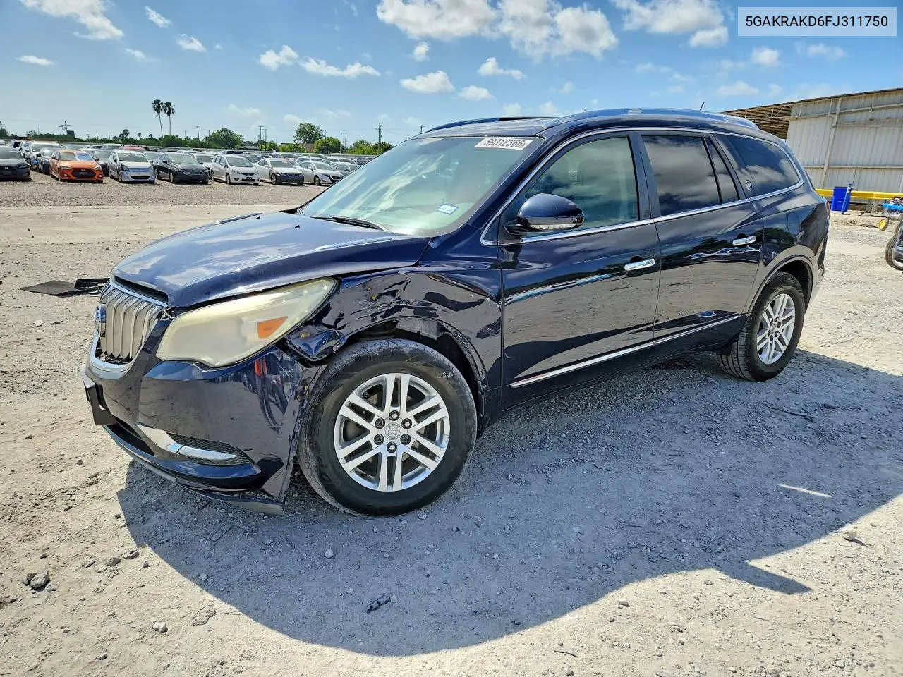 2015 Buick Enclave VIN: 5GAKRAKD6FJ311750 Lot: 59312366