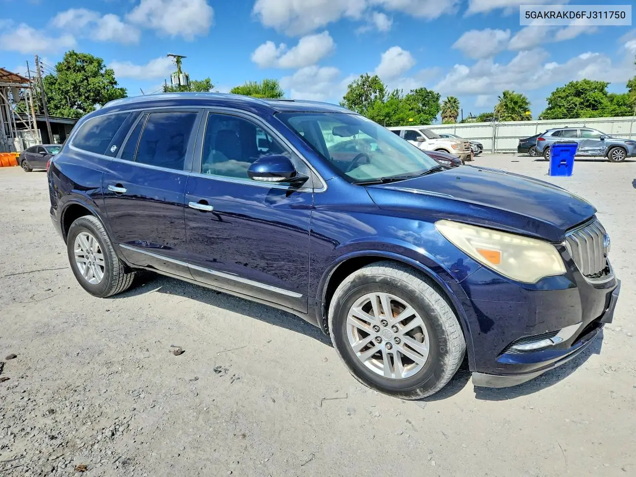 2015 Buick Enclave VIN: 5GAKRAKD6FJ311750 Lot: 59312366