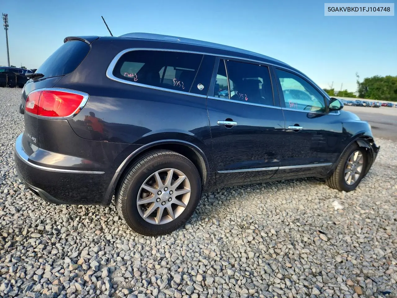 2015 Buick Enclave VIN: 5GAKVBKD1FJ104748 Lot: 59794046