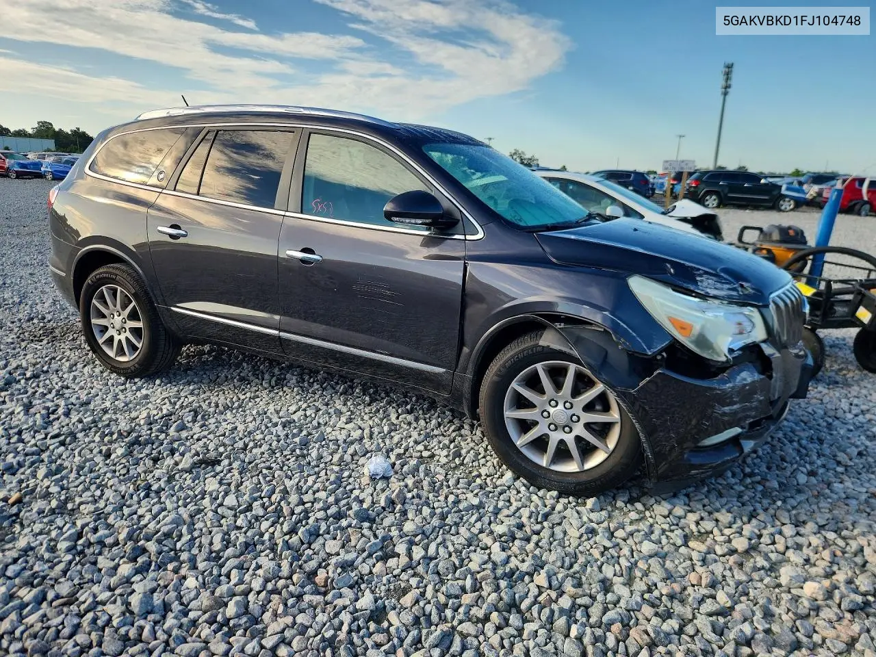 2015 Buick Enclave VIN: 5GAKVBKD1FJ104748 Lot: 59794046