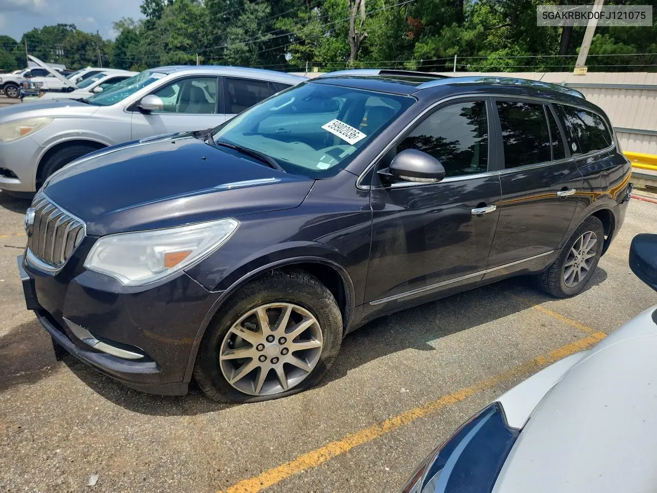 2015 Buick Enclave VIN: 5GAKRBKD0FJ121075 Lot: 59902036
