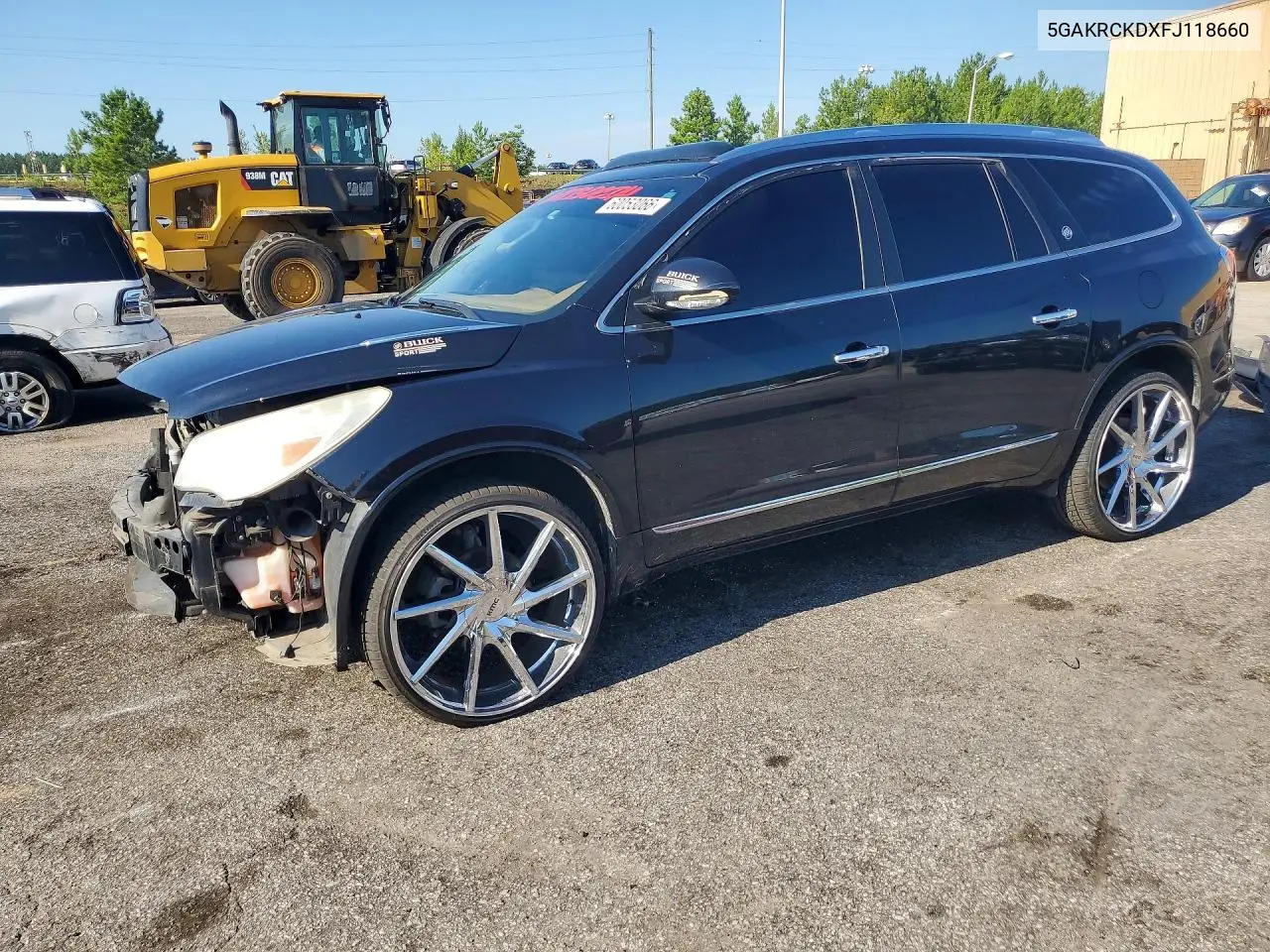 2015 Buick Enclave VIN: 5GAKRCKDXFJ118660 Lot: 60053066