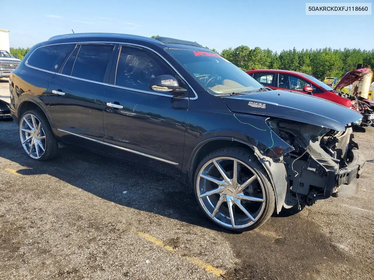 2015 Buick Enclave VIN: 5GAKRCKDXFJ118660 Lot: 60053066