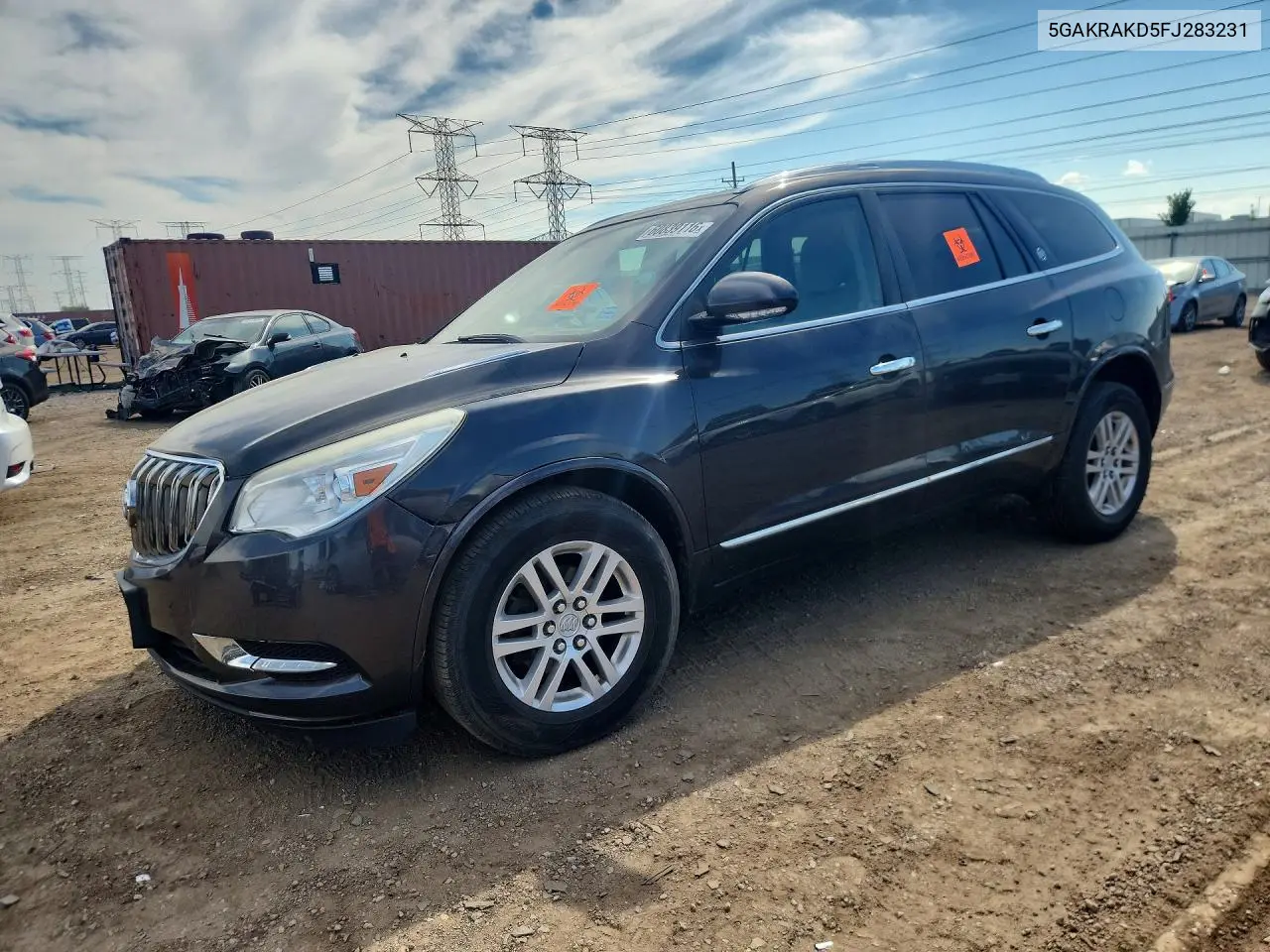 2015 Buick Enclave VIN: 5GAKRAKD5FJ283231 Lot: 60839116