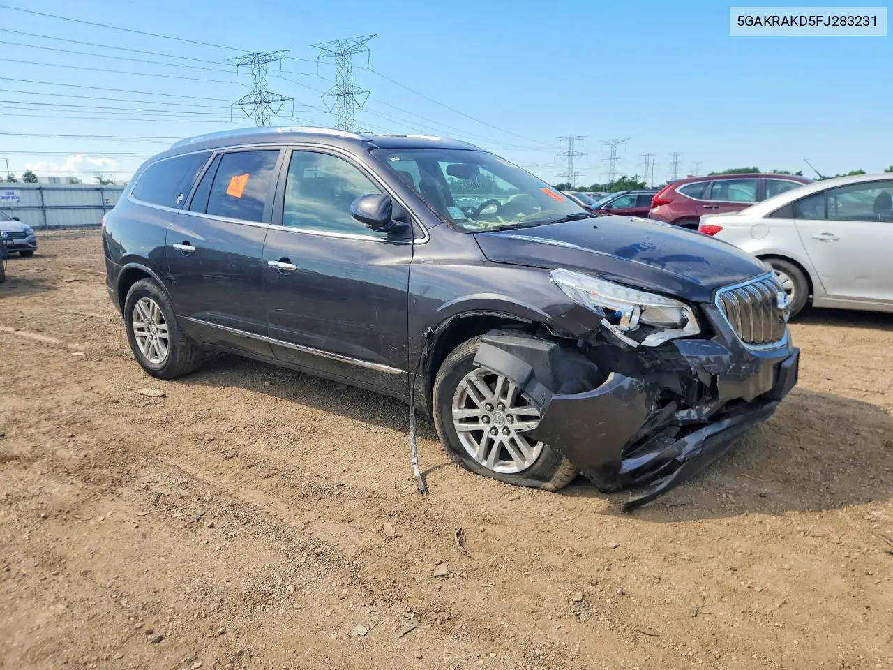 2015 Buick Enclave VIN: 5GAKRAKD5FJ283231 Lot: 60839116