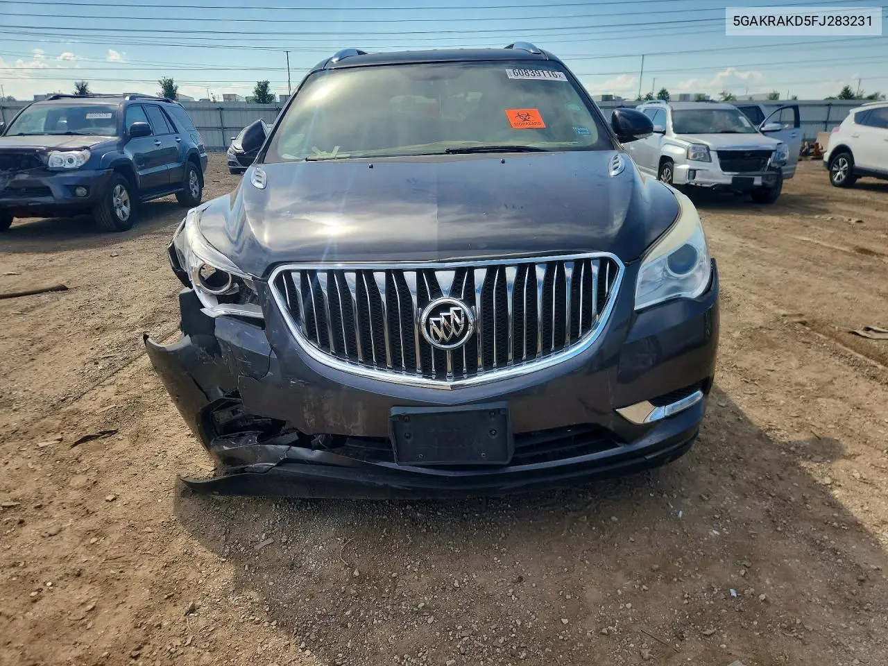 2015 Buick Enclave VIN: 5GAKRAKD5FJ283231 Lot: 60839116