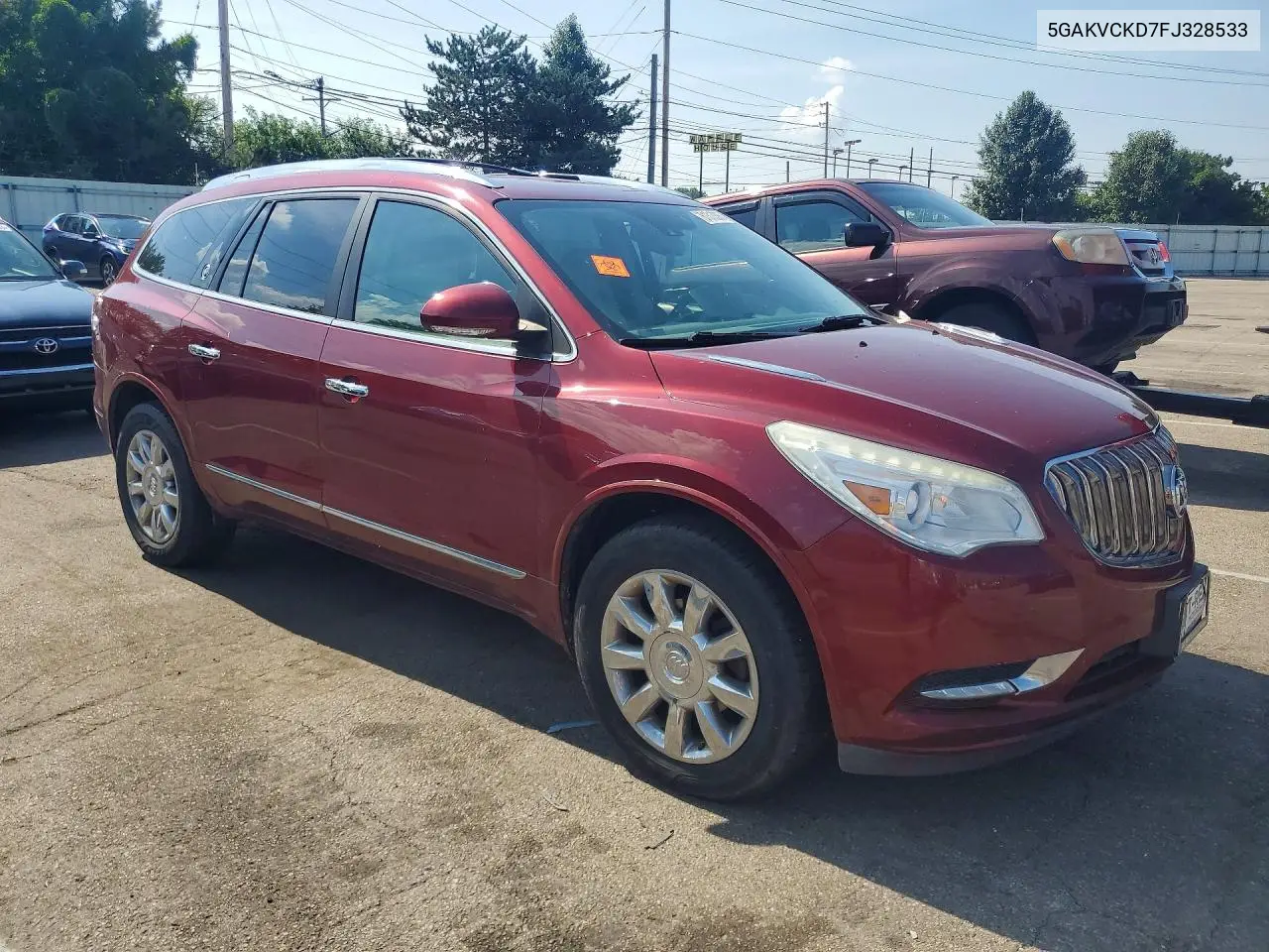 2015 Buick Enclave VIN: 5GAKVCKD7FJ328533 Lot: 61313386