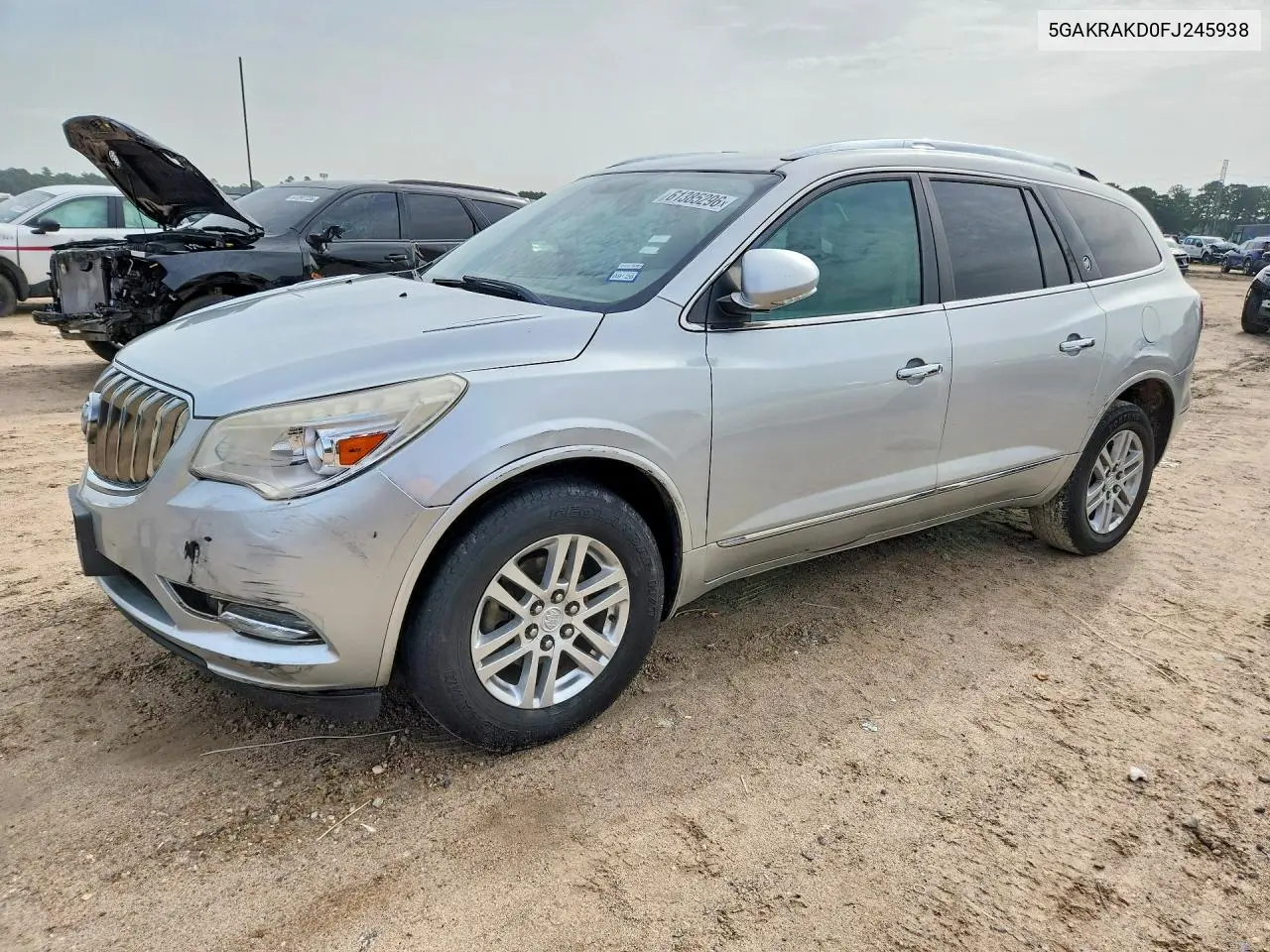 2015 Buick Enclave VIN: 5GAKRAKD0FJ245938 Lot: 61385296