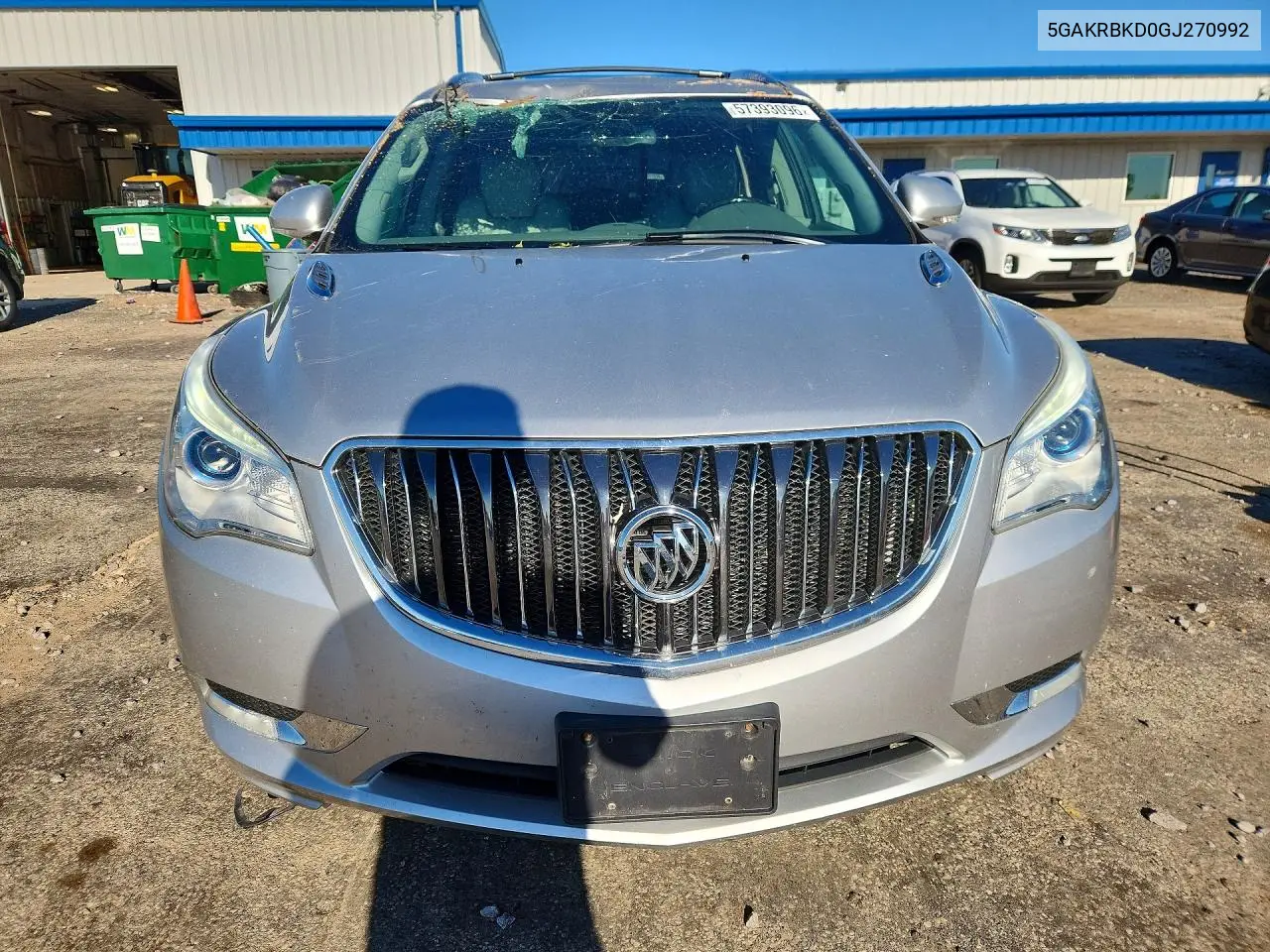 2016 Buick Enclave VIN: 5GAKRBKD0GJ270992 Lot: 57393096