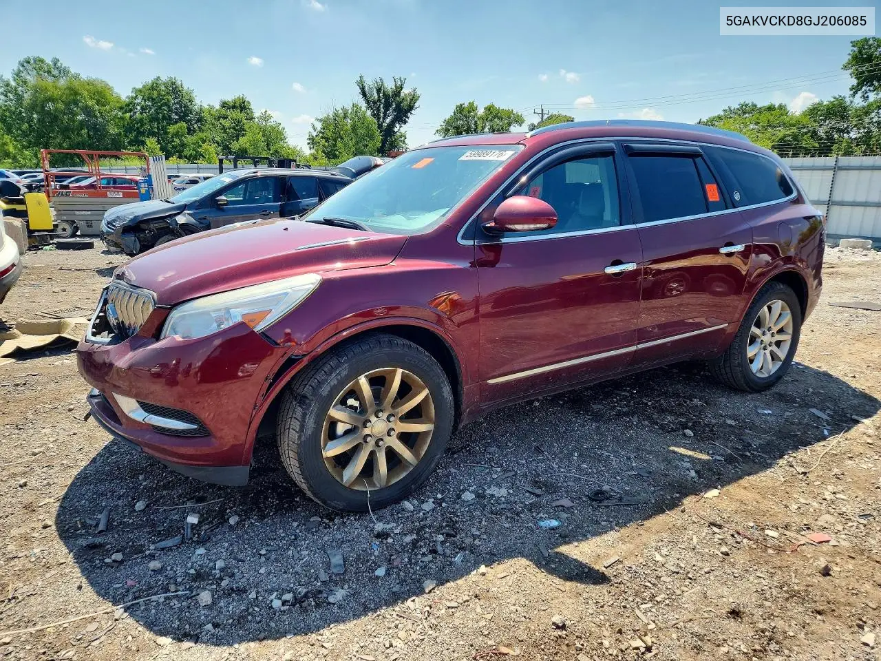 2016 Buick Enclave VIN: 5GAKVCKD8GJ206085 Lot: 59989176
