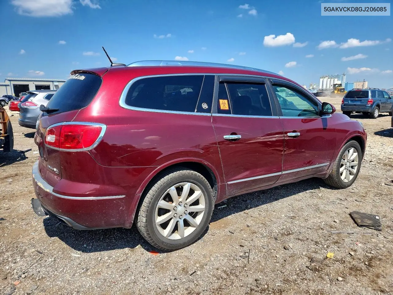2016 Buick Enclave VIN: 5GAKVCKD8GJ206085 Lot: 59989176