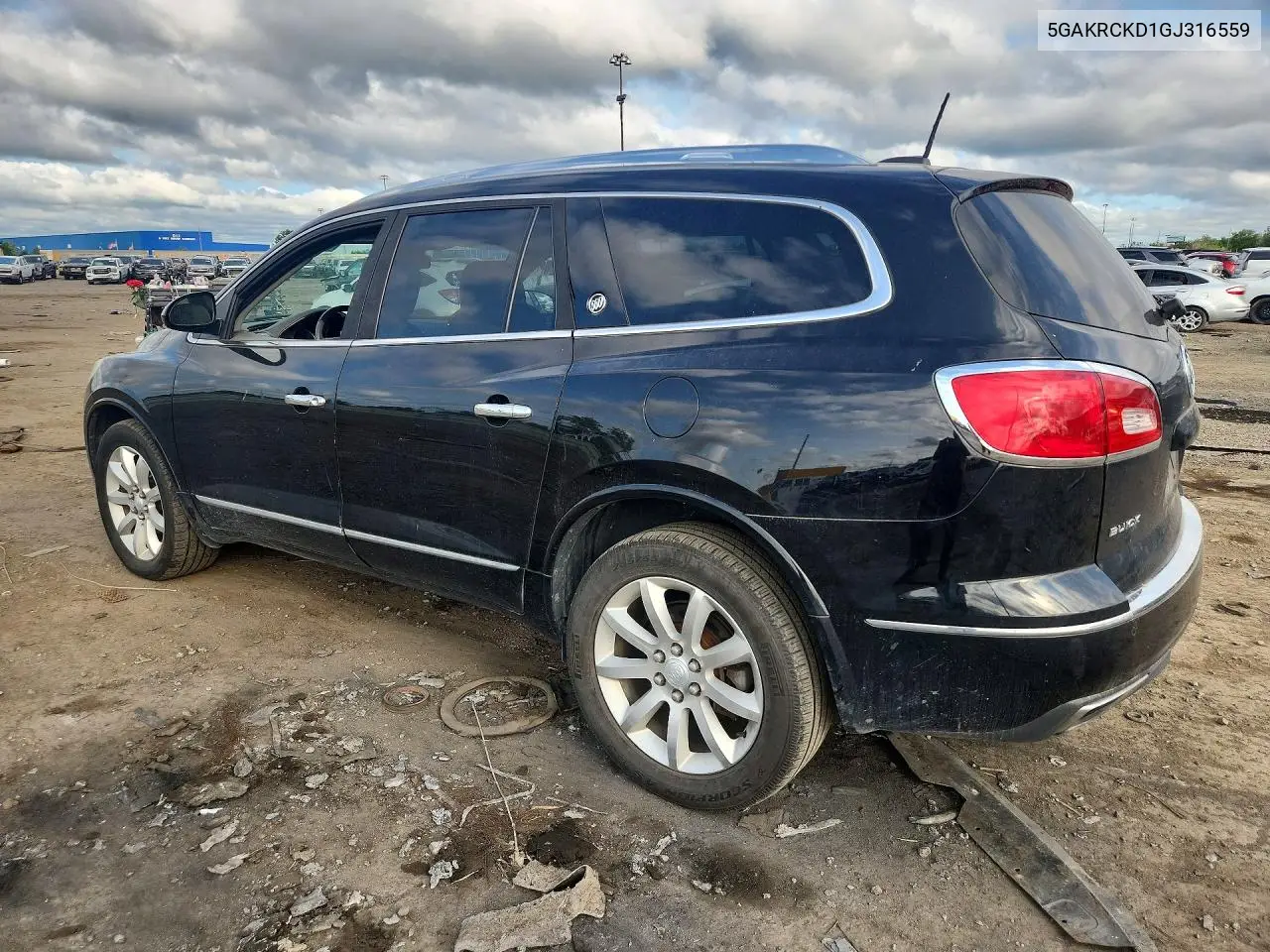 2016 Buick Enclave VIN: 5GAKRCKD1GJ316559 Lot: 60865986