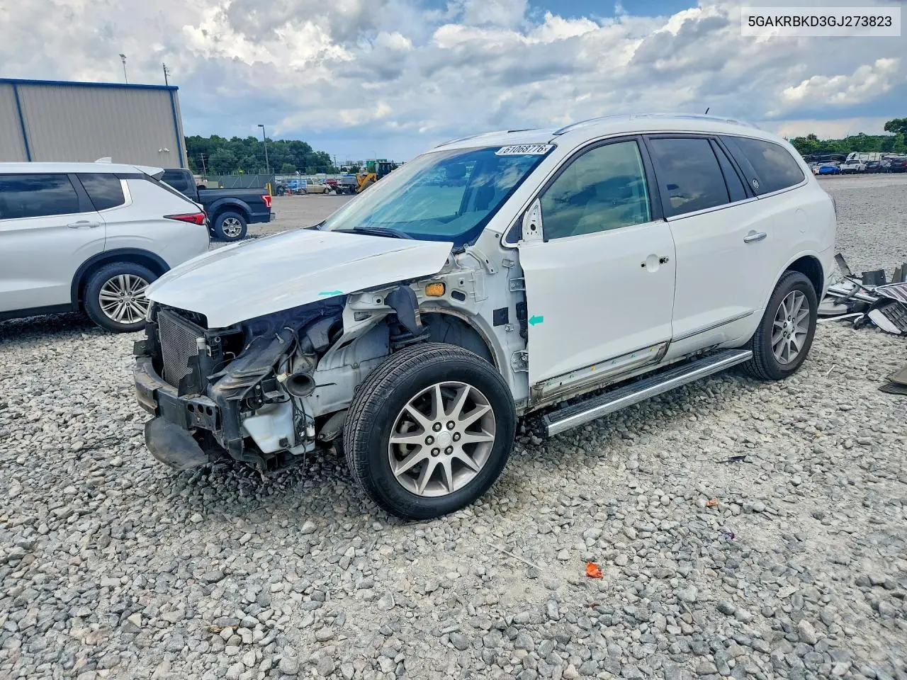 2016 Buick Enclave VIN: 5GAKRBKD3GJ273823 Lot: 61068776