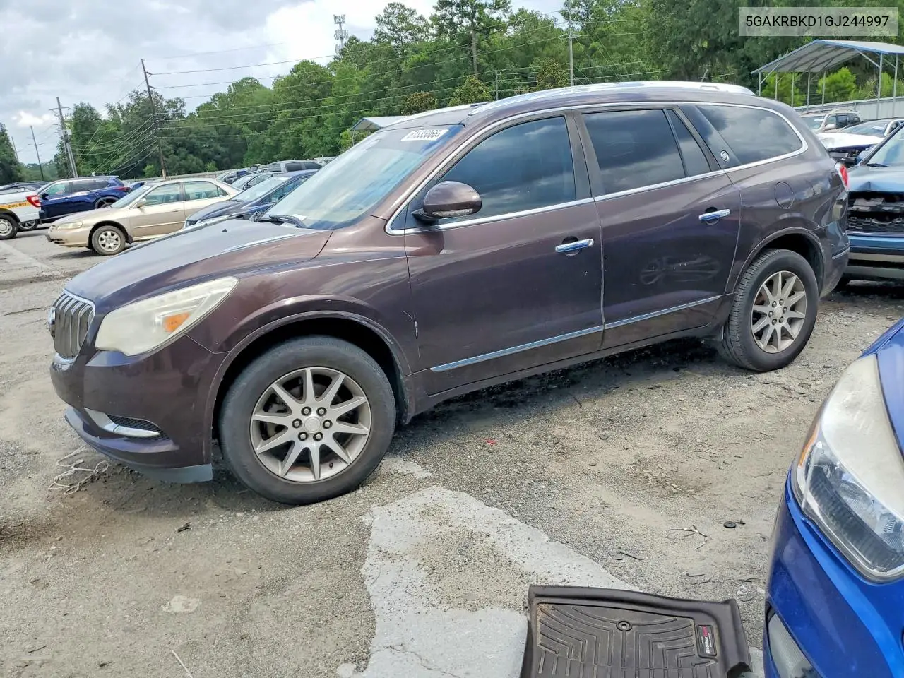 2016 Buick Enclave VIN: 5GAKRBKD1GJ244997 Lot: 61535066