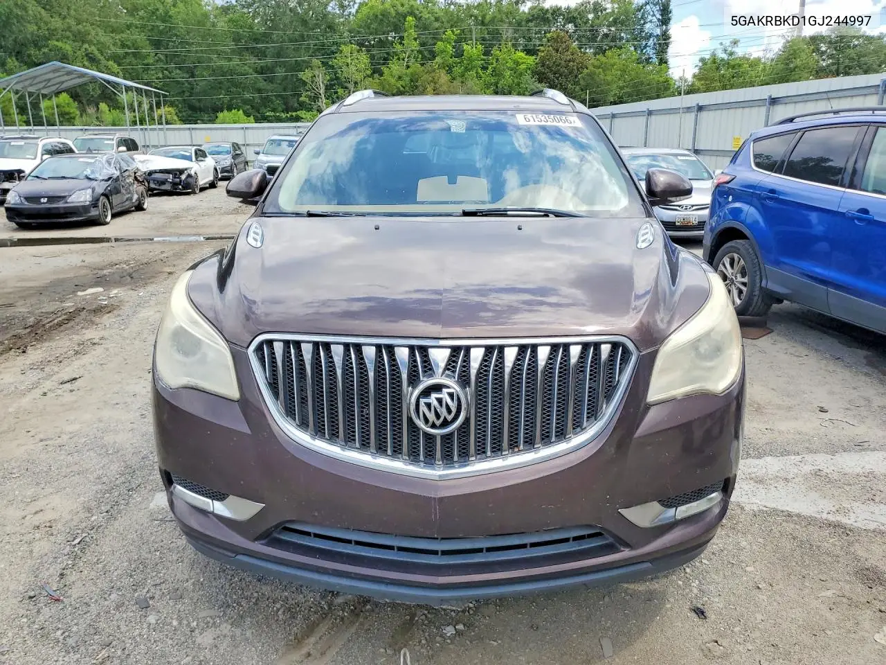 2016 Buick Enclave VIN: 5GAKRBKD1GJ244997 Lot: 61535066