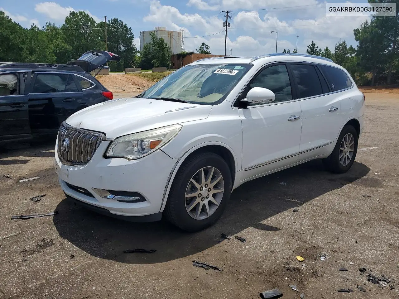 2016 Buick Enclave VIN: 5GAKRBKD0GJ127590 Lot: 61535566