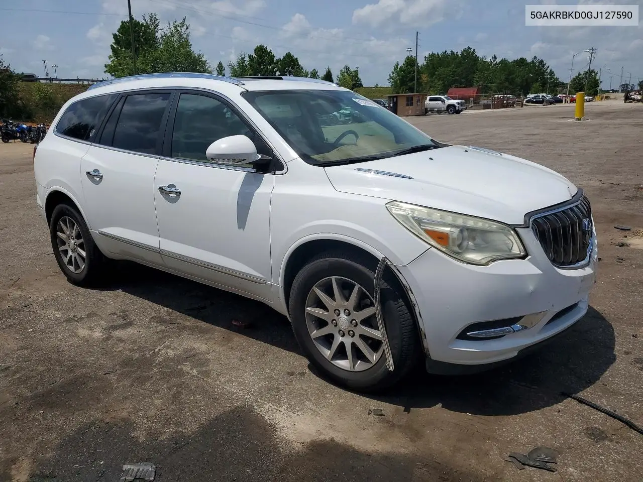 2016 Buick Enclave VIN: 5GAKRBKD0GJ127590 Lot: 61535566