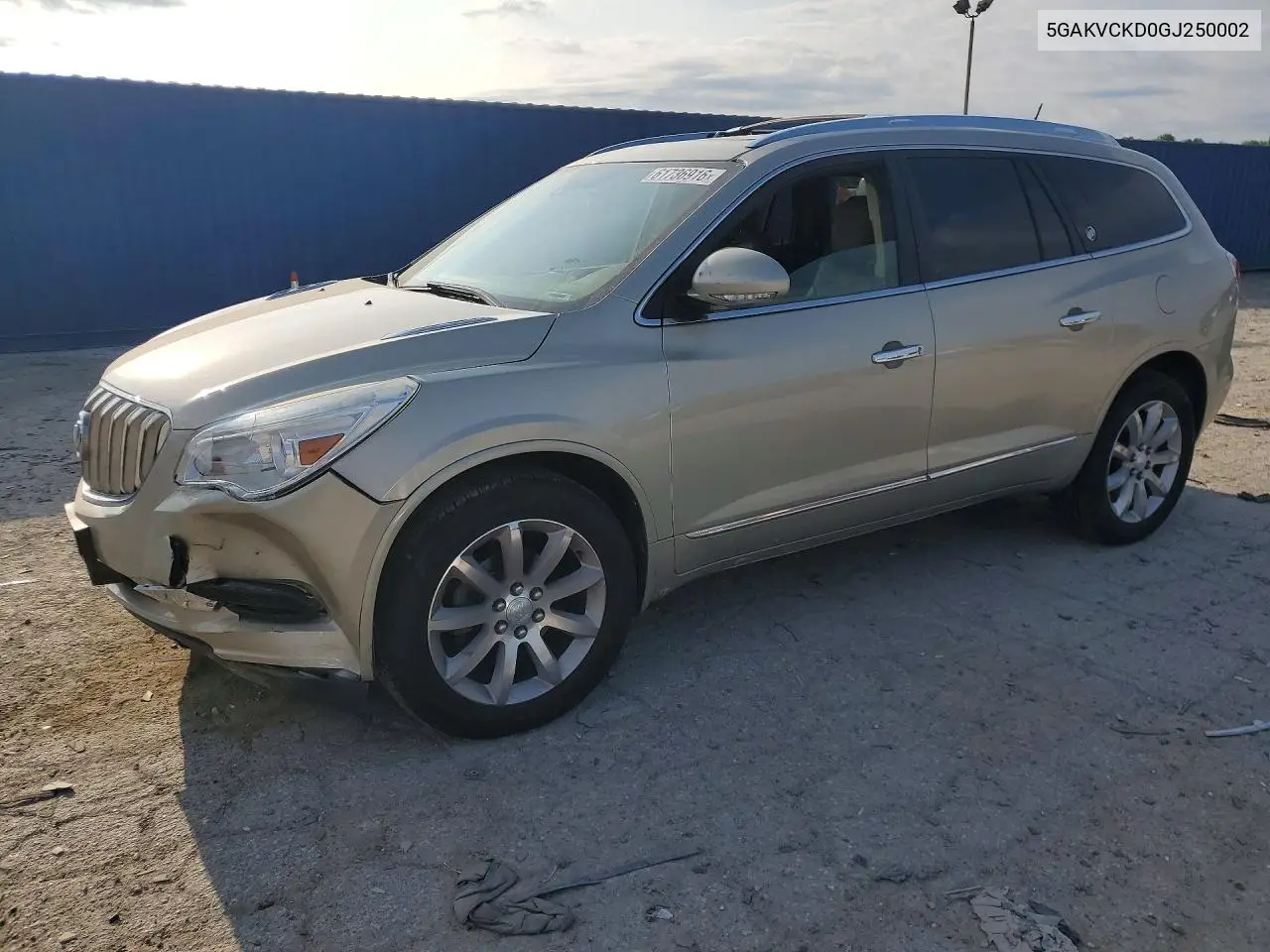 2016 Buick Enclave VIN: 5GAKVCKD0GJ250002 Lot: 61736916