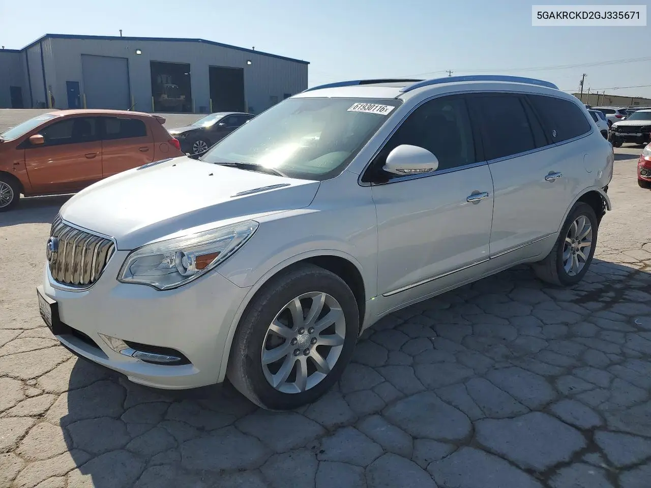 2016 Buick Enclave VIN: 5GAKRCKD2GJ335671 Lot: 61930116