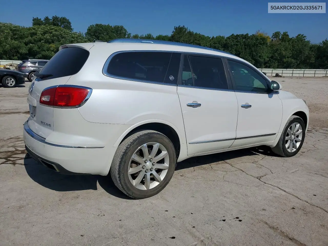 2016 Buick Enclave VIN: 5GAKRCKD2GJ335671 Lot: 61930116