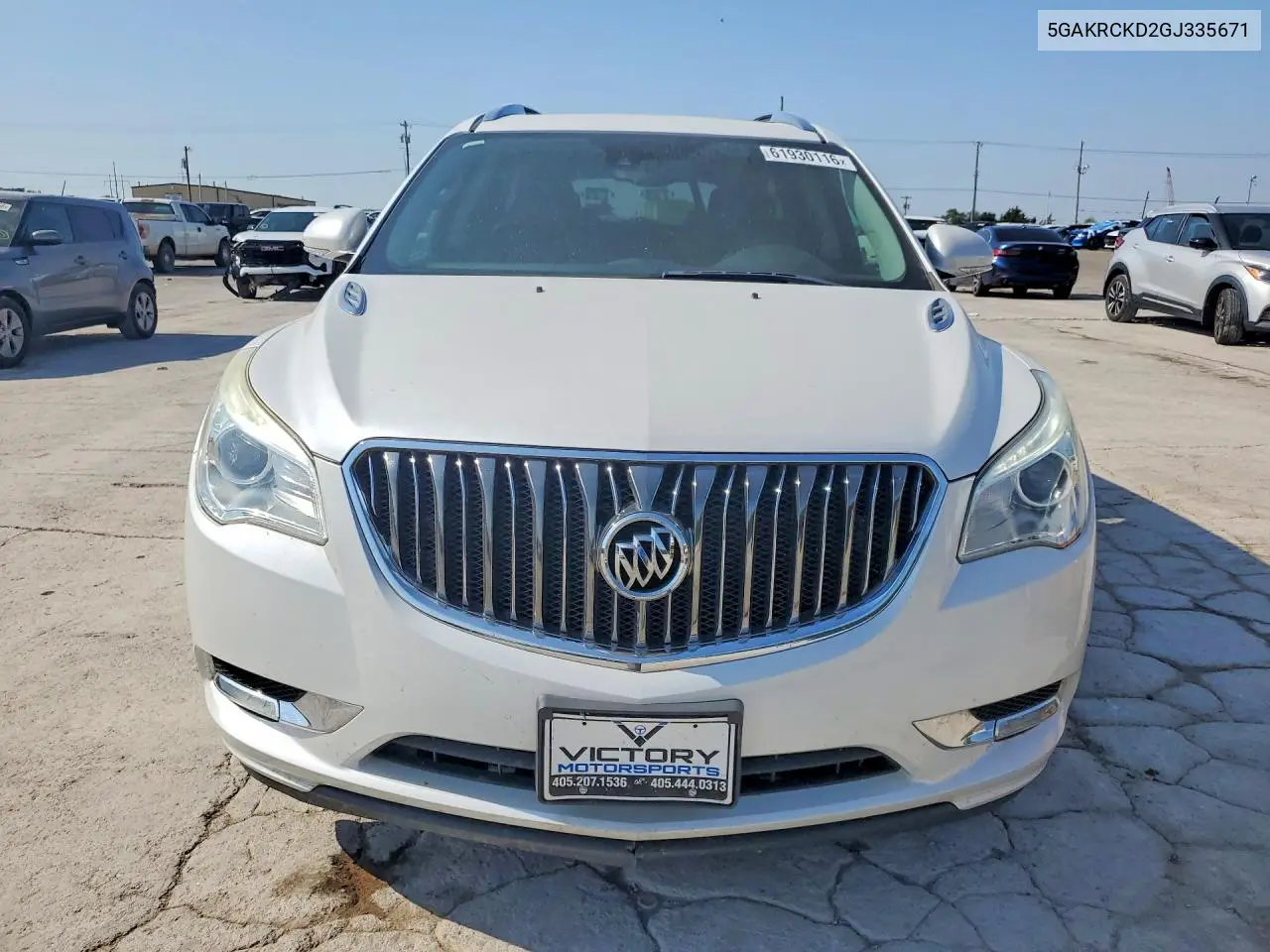 2016 Buick Enclave VIN: 5GAKRCKD2GJ335671 Lot: 61930116