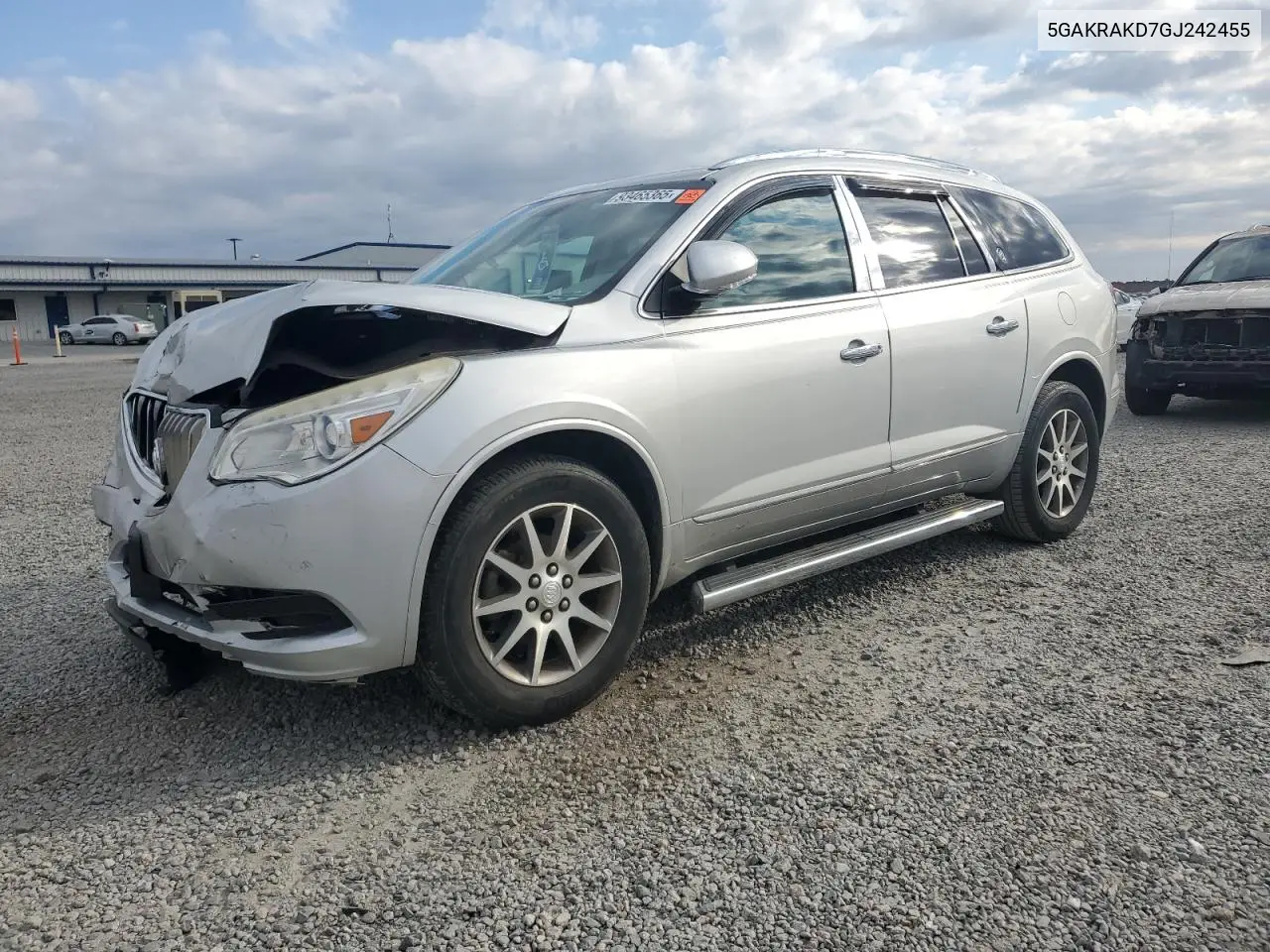 5GAKRAKD7GJ242455 2016 Buick Enclave