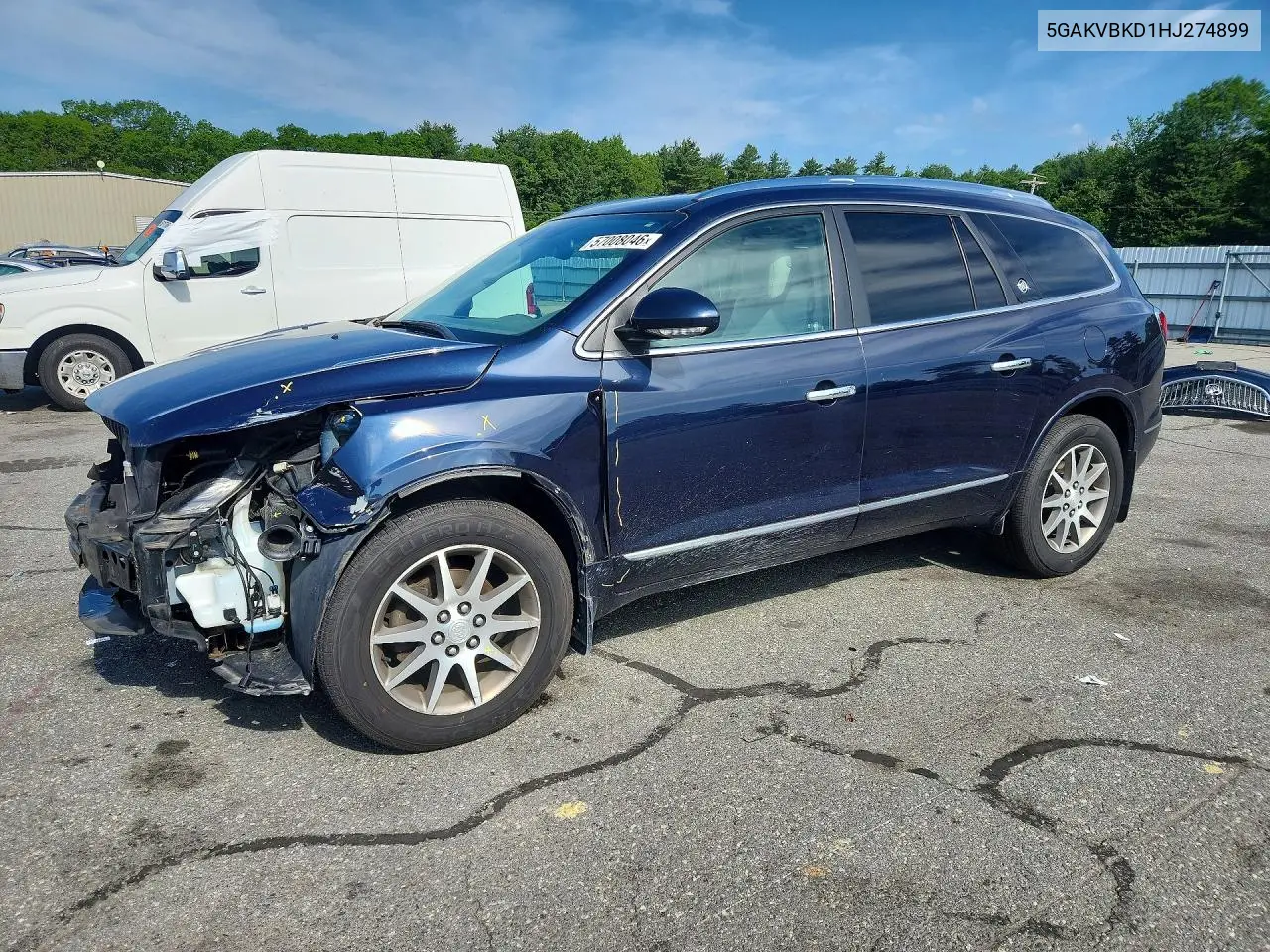 2017 Buick Enclave VIN: 5GAKVBKD1HJ274899 Lot: 57008046