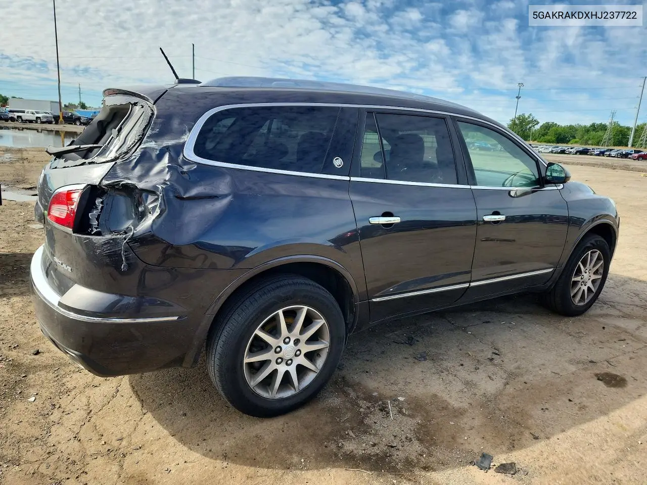 2017 Buick Enclave VIN: 5GAKRAKDXHJ237722 Lot: 57131316