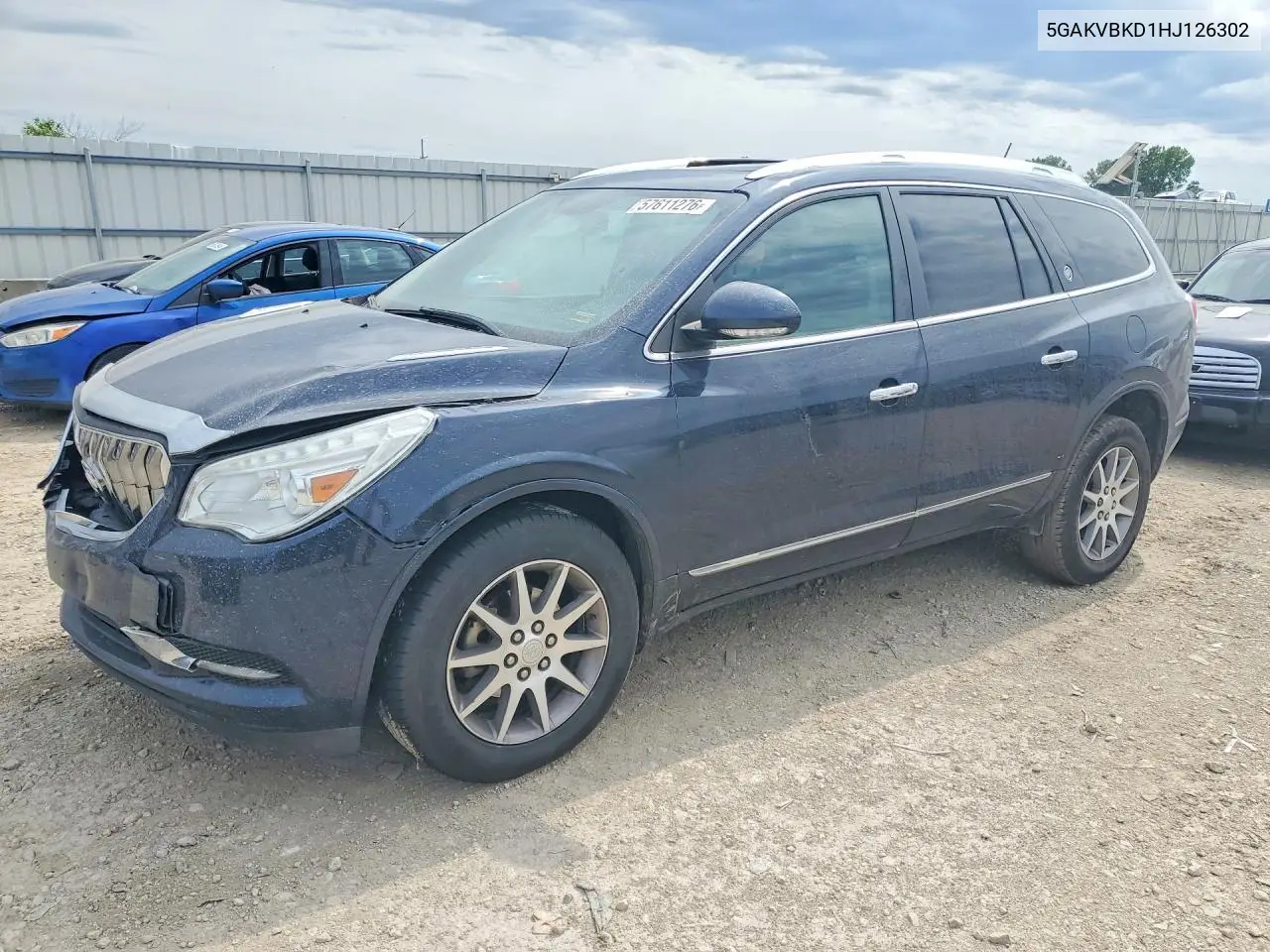 2017 Buick Enclave VIN: 5GAKVBKD1HJ126302 Lot: 57611276