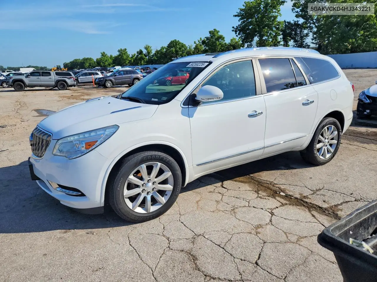 2017 Buick Enclave VIN: 5GAKVCKD4HJ343221 Lot: 58268226