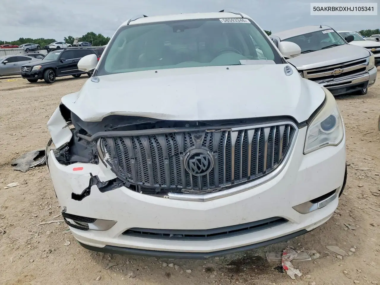 2017 Buick Enclave VIN: 5GAKRBKDXHJ105341 Lot: 58593346