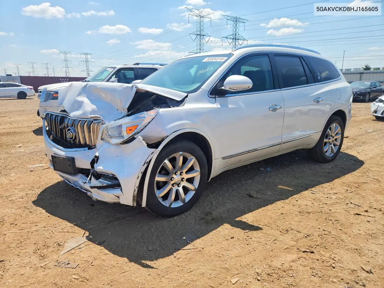 2017 Buick Enclave VIN: 5GAKVCKD8HJ165605 Lot: 60584316