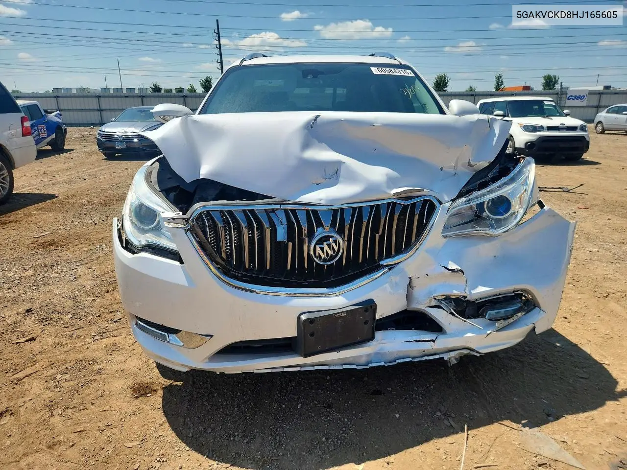 2017 Buick Enclave VIN: 5GAKVCKD8HJ165605 Lot: 60584316