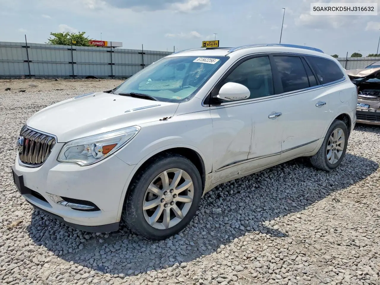 2017 Buick Enclave VIN: 5GAKRCKD5HJ316632 Lot: 61562256