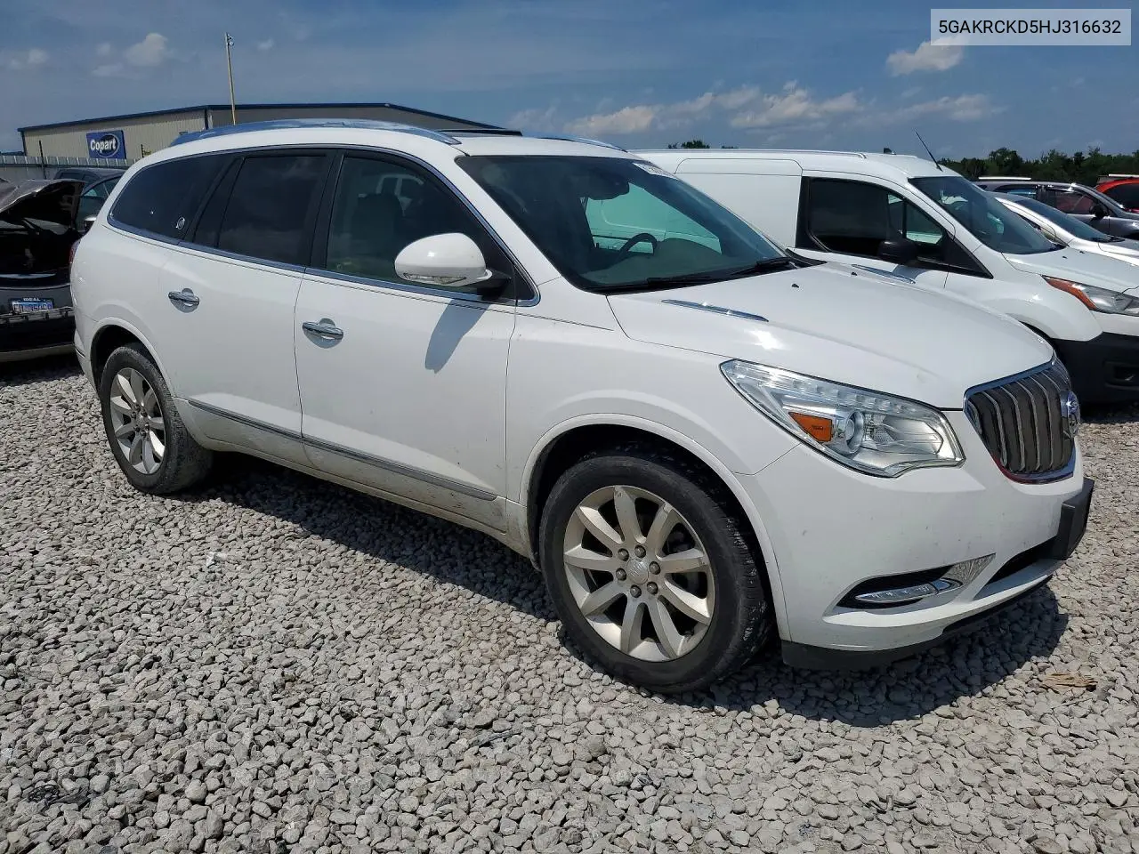 2017 Buick Enclave VIN: 5GAKRCKD5HJ316632 Lot: 61562256