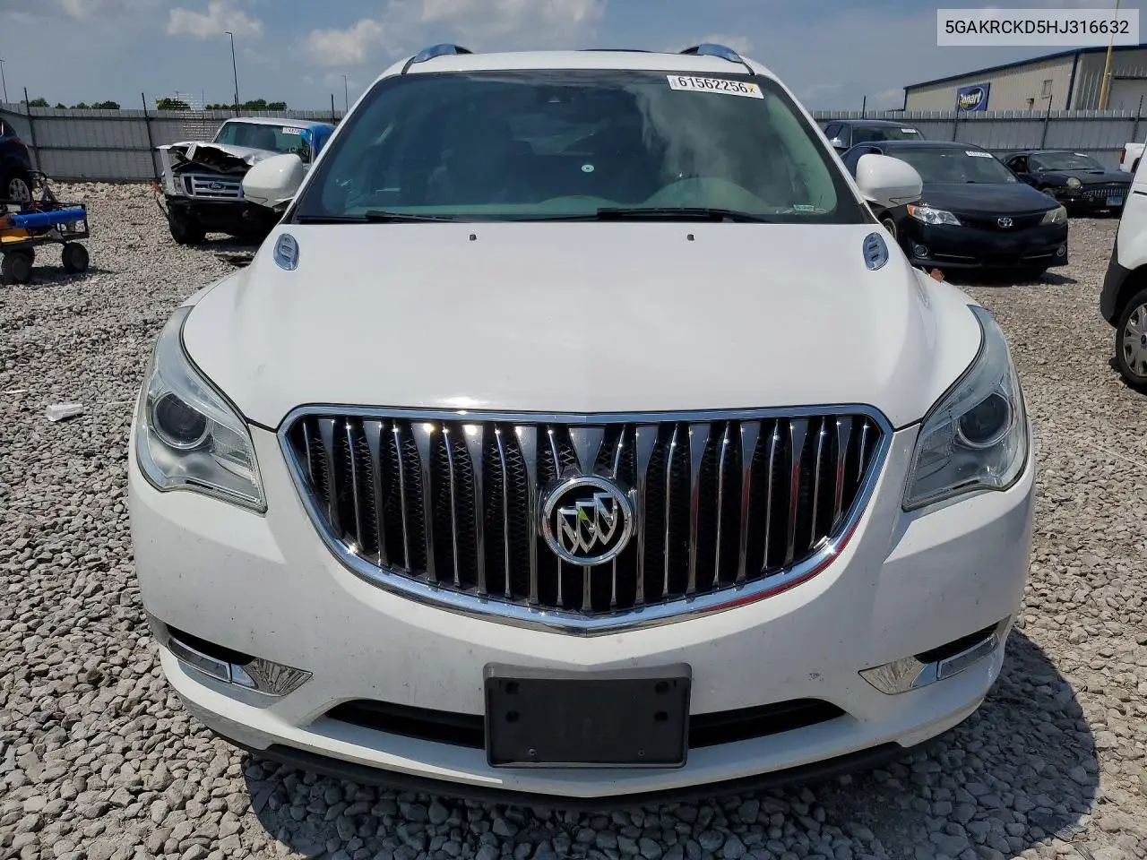 2017 Buick Enclave VIN: 5GAKRCKD5HJ316632 Lot: 61562256