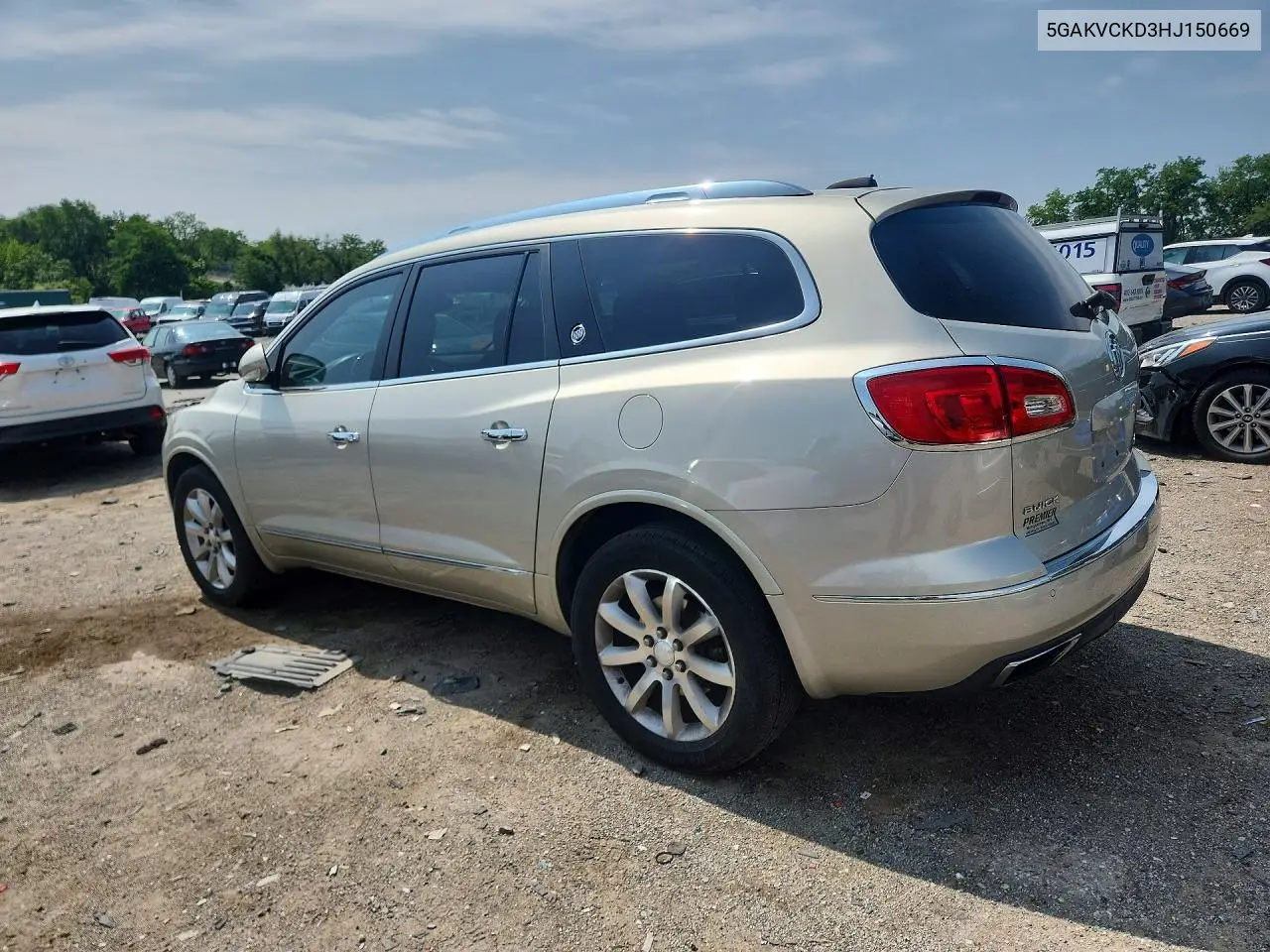 2017 Buick Enclave VIN: 5GAKVCKD3HJ150669 Lot: 61568586