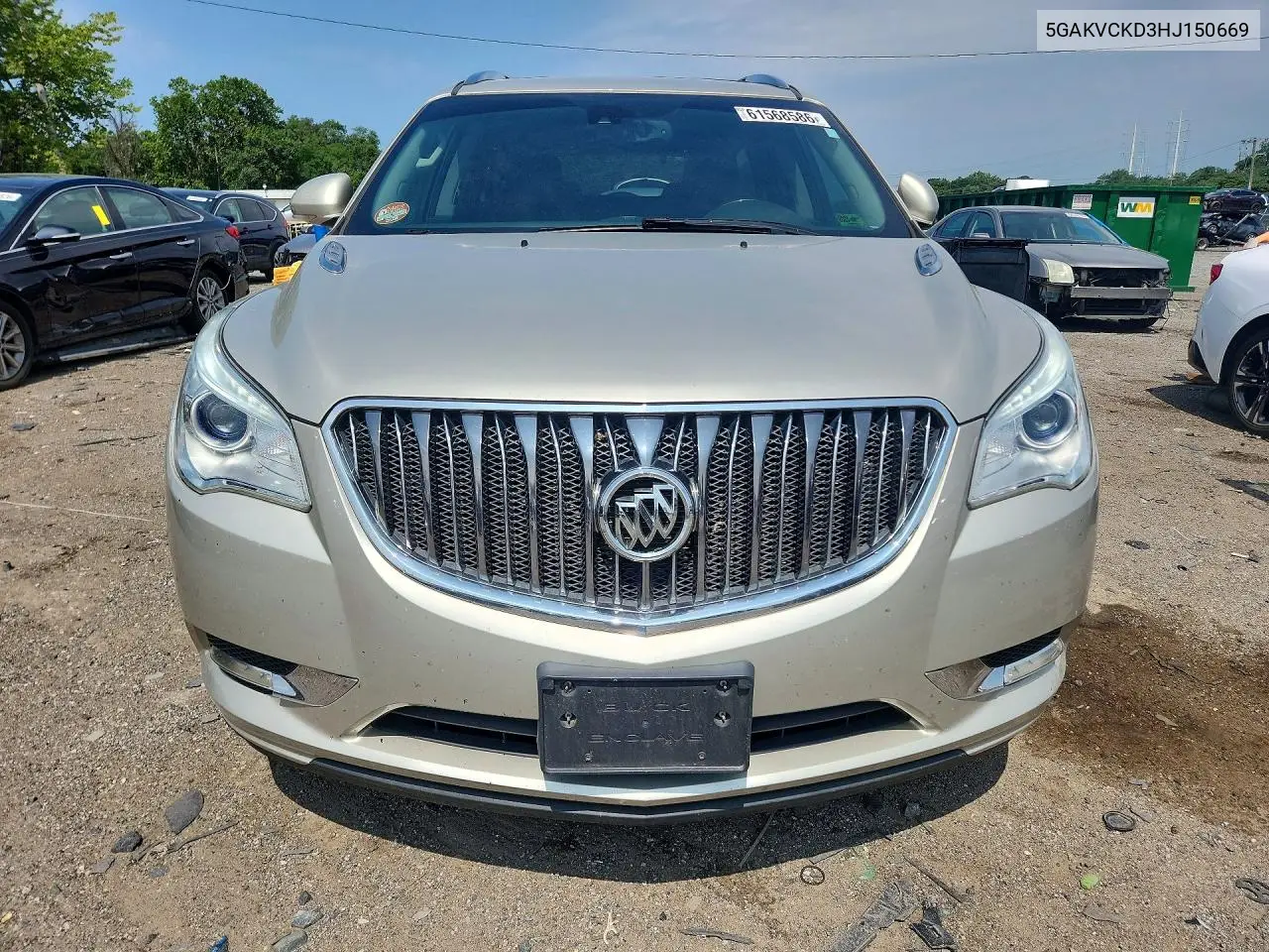 2017 Buick Enclave VIN: 5GAKVCKD3HJ150669 Lot: 61568586