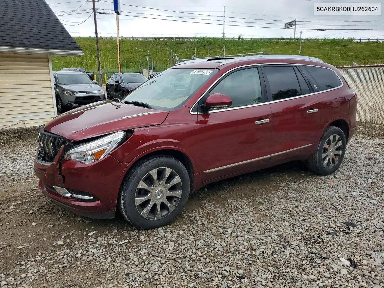 2017 Buick Enclave VIN: 5GAKRBKD0HJ262604 Lot: 61596486